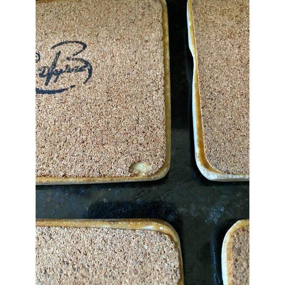 Stone and Cork 3" Vintage Look Wine Opener Coasters (Qty. 4) - Picture 8 of 8